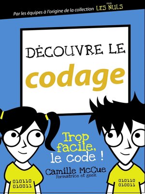 cover image of Découvre le codage